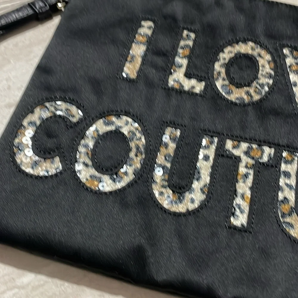 NWT Juicy Couture I LOVE COUTURE Large Wristlet Clutch